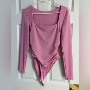 Pink Long Sleeve Bodysuit